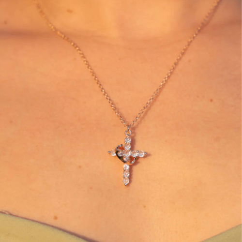 Crown & Cross Faith Necklace