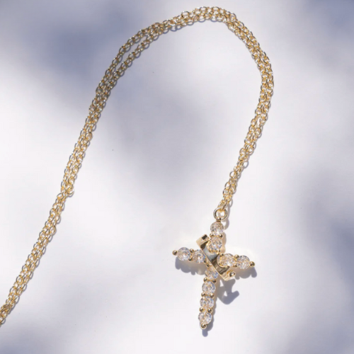 Crown & Cross Faith Necklace