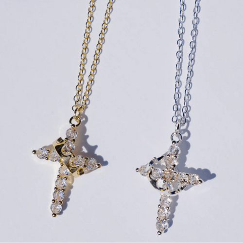 Crown & Cross Faith Necklace